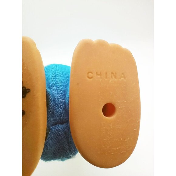 Vintage Troll Doll Tennis Player Yellow Hair 4 Inch Toy Collectible Russ Berrie - Picture 13 of 14